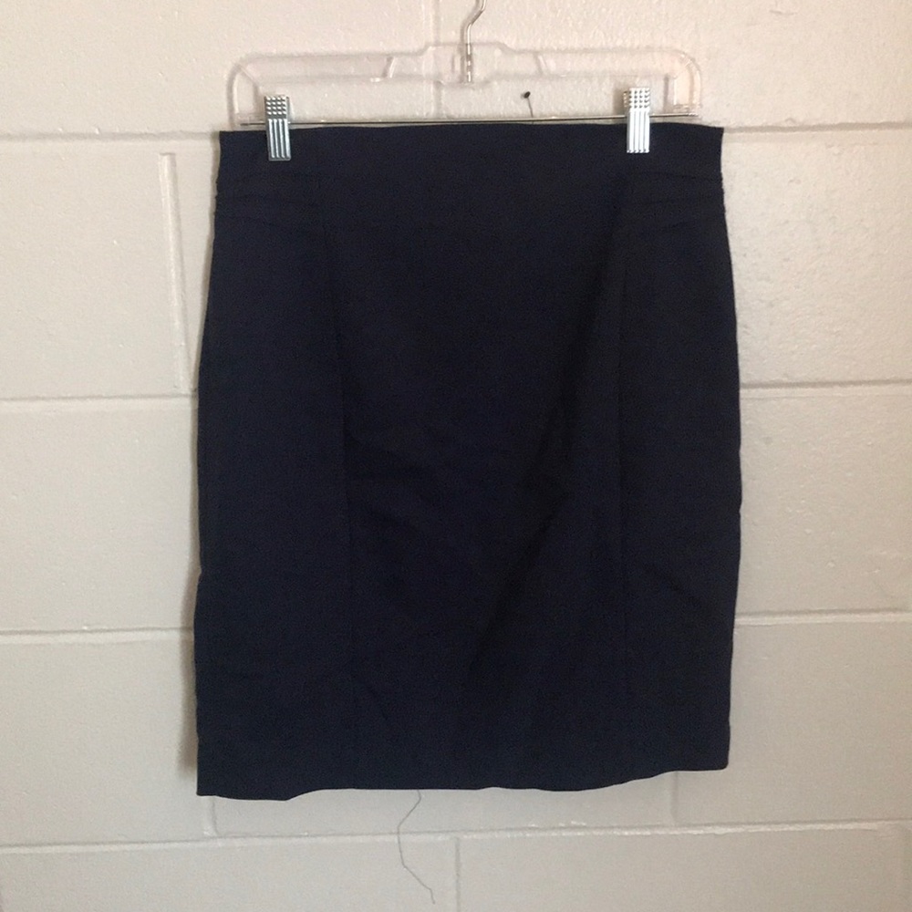 Express Navy Pencil Skirt
